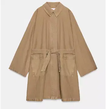 [ 새상품 ] ZARA 오버 사이즈 롱 트렌치코트