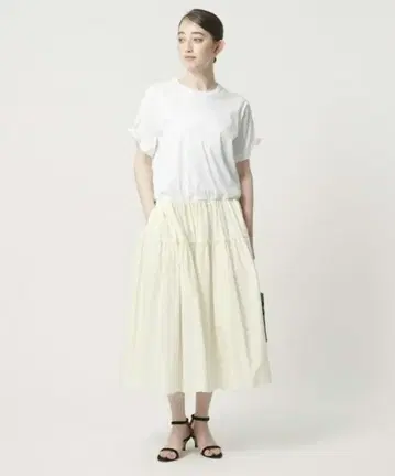 유나이티드 애로우즈 컷 콤비 도킹 원피스