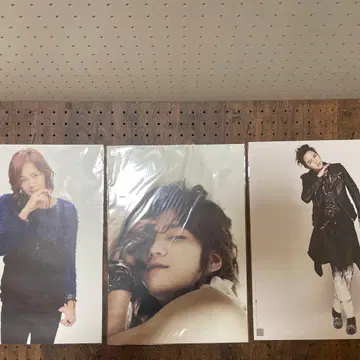 미사용품 장근석 A3 사이즈 포스터 3매