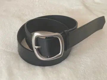 BLACK by moussy 버클 벨트 블랙