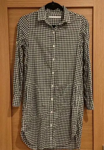 SPICK AND SPAN 깅엄 체크 셔츠 원피스 사이즈 36