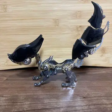 BLDB 빌딩 블록 영롱한 여우 블랙 3D 메카니컬 조립 키트