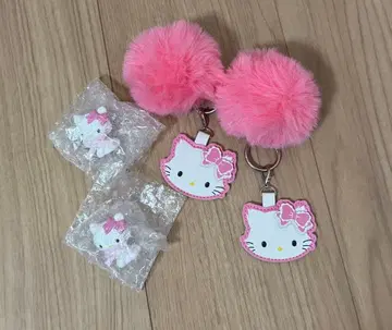 산리오 챠미키티 묶음 판매 키링 시크릿 핀즈 4점