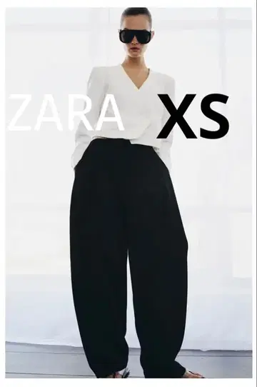 ZARA ZW COLLECTION 다트 와이드 팬츠 XS