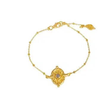 ANANDA SOUL 러브드라이트 팔찌 22K 골드 도금