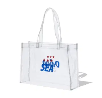 WIND AND SEA ORION BEER CLEAR TOTE BAG