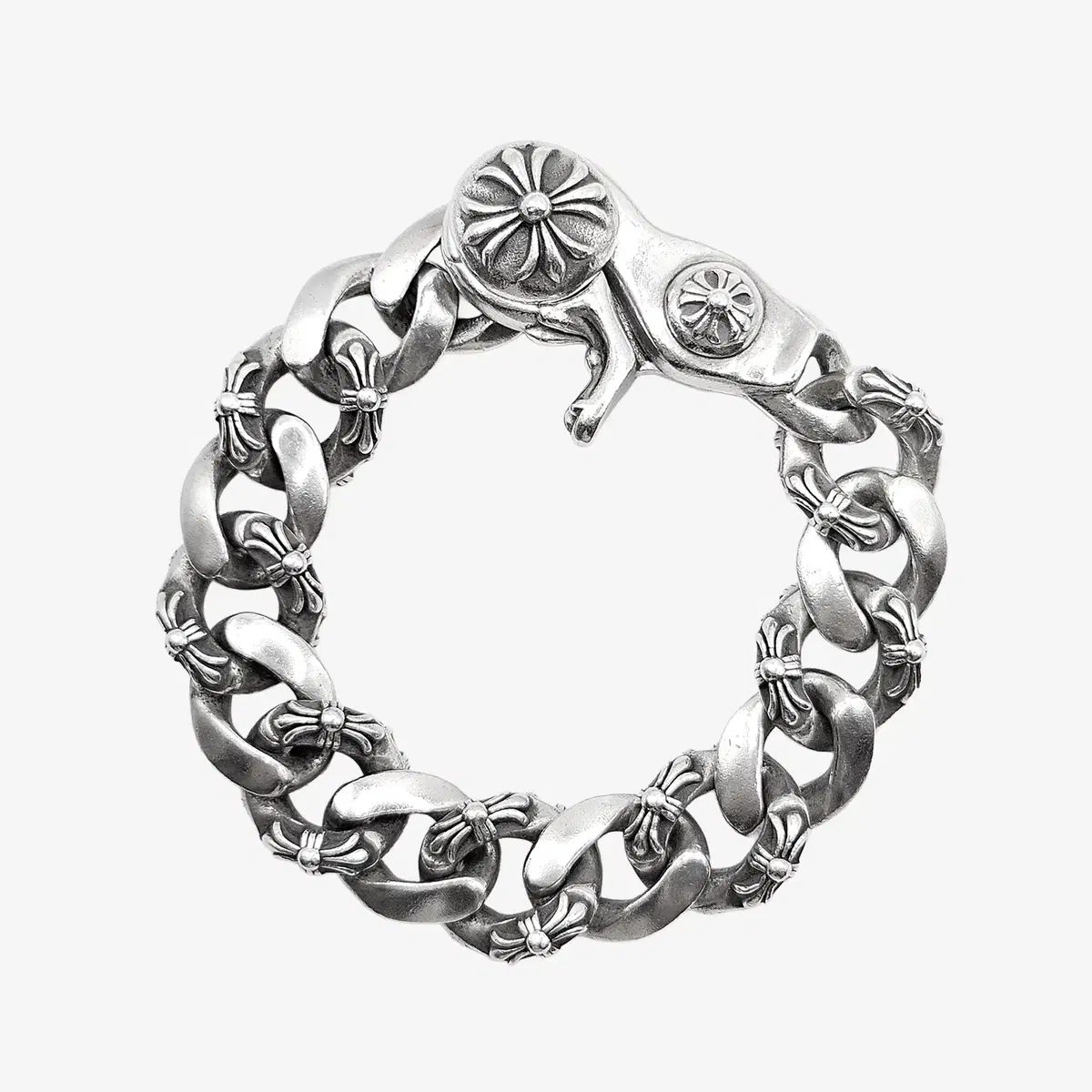 크롬하츠 클립 팬시 팔찌 14링크 VA9OWK44