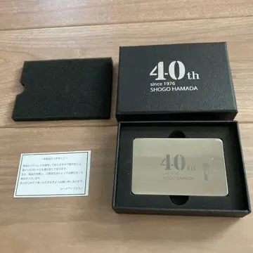 하마다 쇼고 40th 페이퍼 웨이트