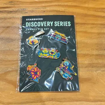[미개봉 새상품] 스타벅스 Discovery Series 핀 배지 세트 오키나와
