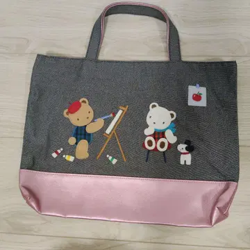familiar 파밀리아 토트백 곰 아플리케