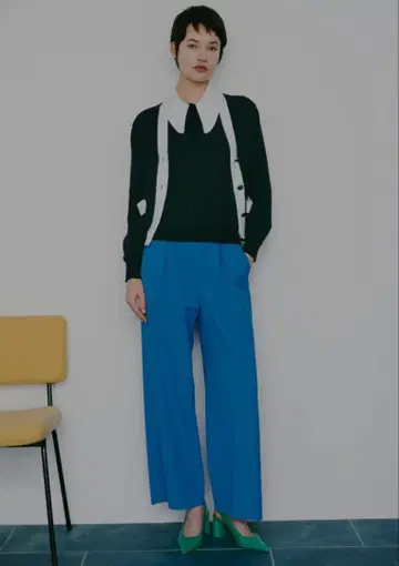 26SS 아페제 라무 가디건 네이비 썸머 니트