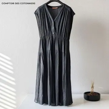 COMPTOIR DES COTONNIERS 와셔 코튼 시어 원피스