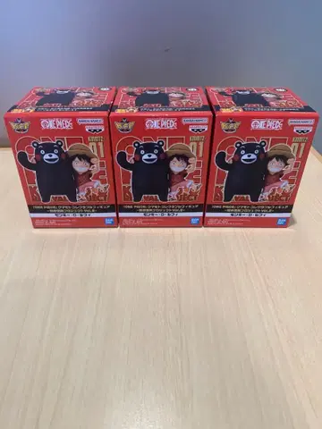 원피스 쿠마모토 수집용 피규어 몽키 D 루피 3체