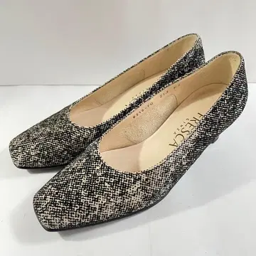 컨디션 최상 FRESCA GINZA 프레스카 펌프스 스퀘어토 21.5cm