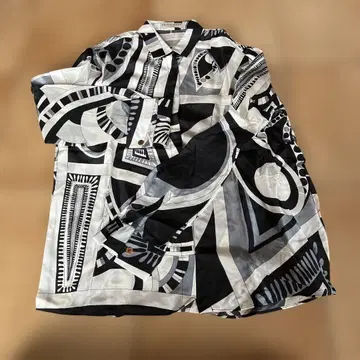 EMILIO PUCCI 실크 셔츠 모노톤