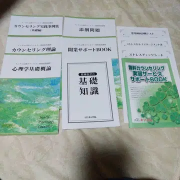 캐리카레 멘탈 심리 상담사 자격 취득 강좌 교재 일체