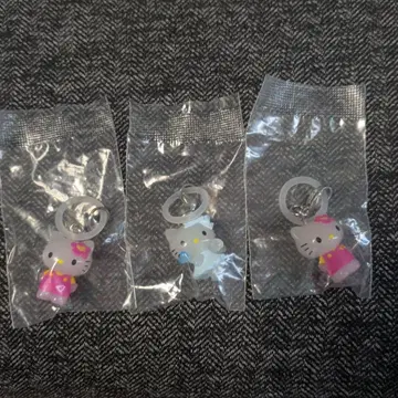 헬로키티 메지루시 액세서리 가챠가챠 3개 세트