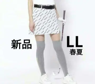 재재재가격 인하 새상품 PING 핑 스커트 LL 화이트 x 블랙 정가 12100엔 봄/여름