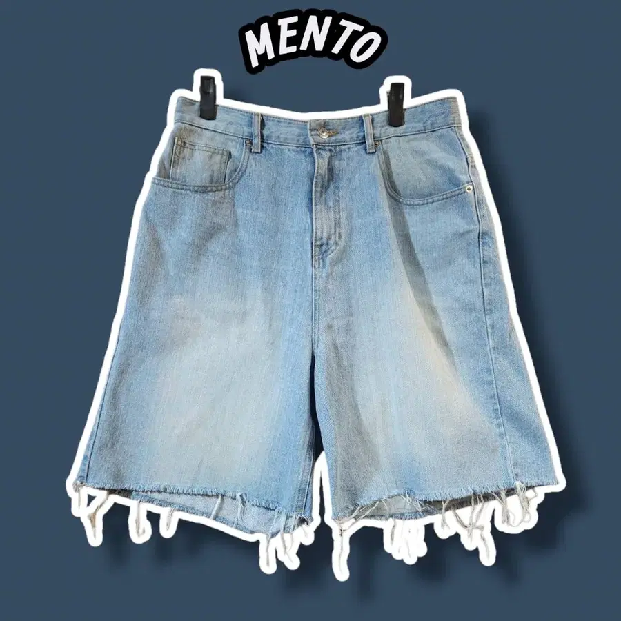 M/ MENTO 멘토 연청 반바지 /0722