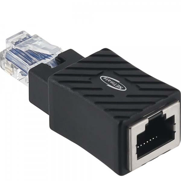 RJ45 I형 M F 직선 연장 커플러 젠더
