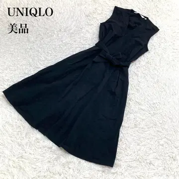 UNIQLO 슬리브리스 원피스 블랙 M U511