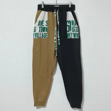 M643 TUNAGI 츠나기 리메이크풍 스웨트 팬츠 로고