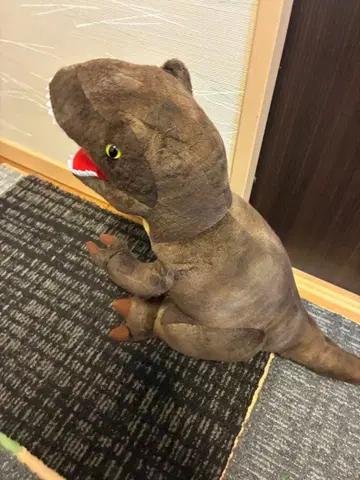 정글리아 티라노사우루스 봉제 인형 공룡 브라운