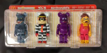 MEDICOMTOY BE@RBRICK 고질라 VS 맥도날드 150% 4PCS SET