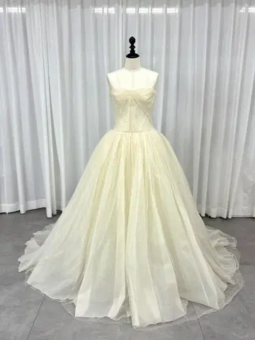*VERA WANG* 베라왕 할로우 웨딩 드레스
