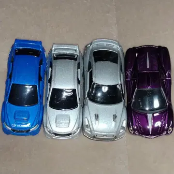 토미카 IMPREZA WRX STI GT-R Orochi 4대 세트