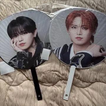 시로이와 루키 부채 세트