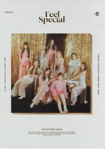 TWICE 한국반 typeA Feel Special 8th Mini Album 트레이딩 카드 결품
