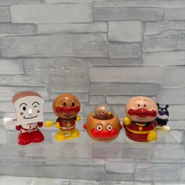 레트로 호빵맨 태엽식 완구 외 4점