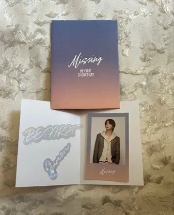 BE:FIRST Missing 스티커 3장 세트 JUNON