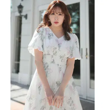 540h* 새상품급 25SS 하립투 스프링 부케 새틴 드레스 코지하루