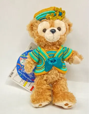 도쿄디즈니씨 인형 배지 Duffy and Friends 더피(그린)/Happiest Celebration! 35주년