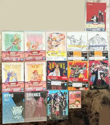 ONE PIECE 원피스 클리어 포스터 클리어 파일 등 묶음 판매