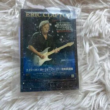 에릭 클랩튼 2009 일본 무도관 핀 배지
