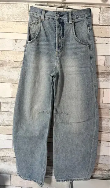 MOUSSY 라이트 블루 데님 사이즈 0