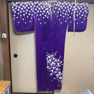 여성용 춤추는 기모노 코몬 꽃무늬