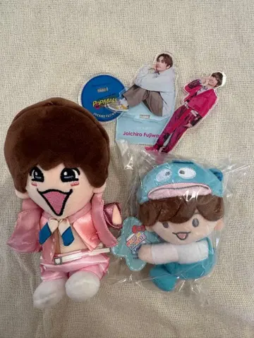 나니와단시 후지와라 죠이치로 봉제 인형 마스코트 아크릴 스탠드 세트