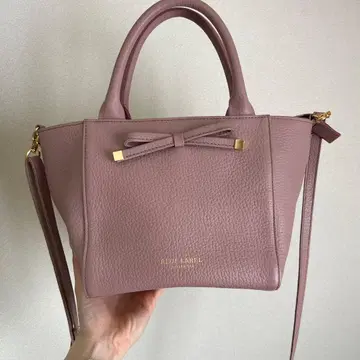 BLUE LABEL CRESTBRIDGE 리본 가죽 백 정가 39600엔