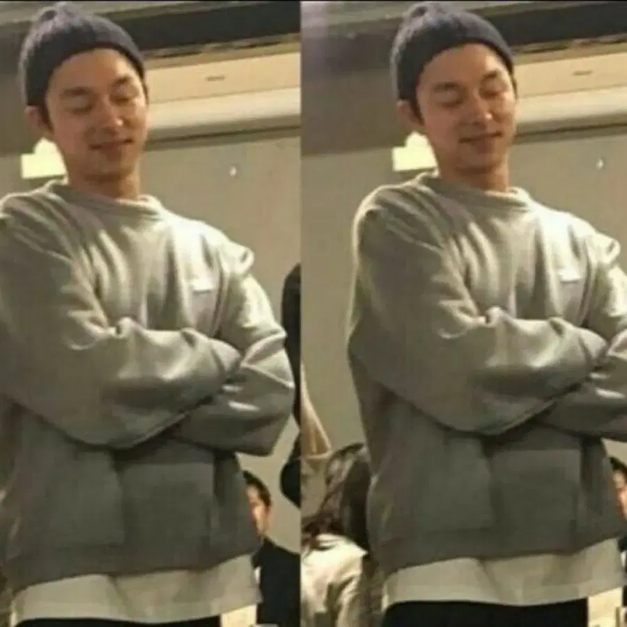 아크네 핀트페이스 공유 맨투맨 L