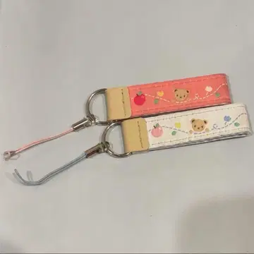 familiar 자수 스트랩 2세트