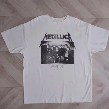 METALLICA 몽키타임 반팔 T셔츠 락 메탈 펑크 L 사이즈 새상품급