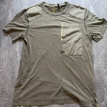 G-STAR RAW 티셔츠 카키 밀리터리 포켓