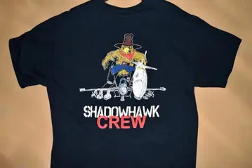 미국 해군 VAQ-141 SHADOWHAWK CREW 티셔츠 블랙