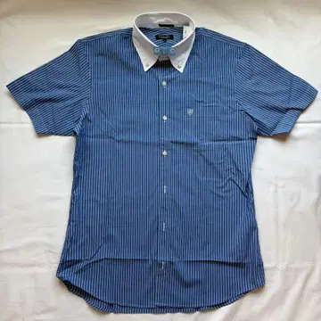 BLACK LABEL CRESTBRIDGE 반팔 셔츠 스트라이프 L 사이즈