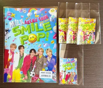 SMILE POP! 스마일팝 스마포 클리어 파일 & 스티커 세트 1