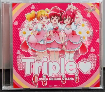 도에이 애니메이션 프리티 스토어 한정판 아이돌 프리큐어 1st 시즌 CD형 메모장 Triple